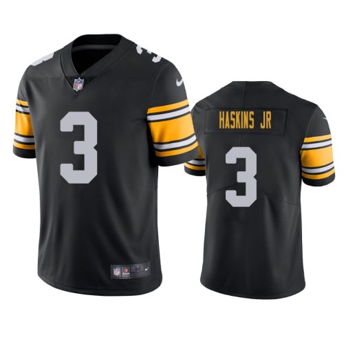 Mens Pittsburgh Steelers Dwayne Haskins Jr. #3 Black Vapor Limited Stitched