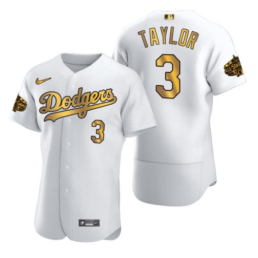 Chris Taylor Los Angeles Dodgers Gold 2022 MLB All-Star Game Jersey