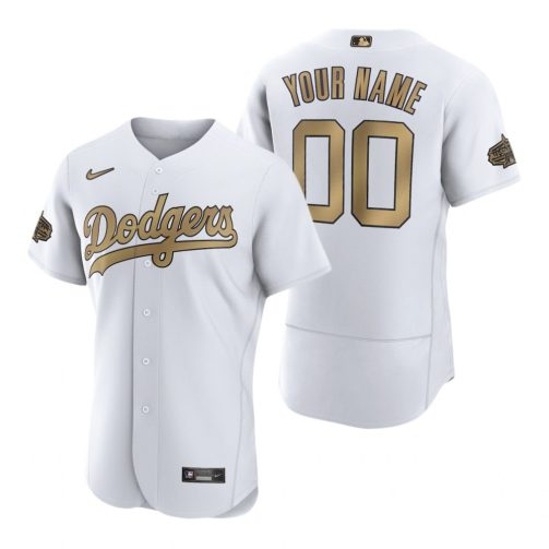 Los Angeles Dodgers Custom White 2022 MLB All-Star Game Authentic Jersey