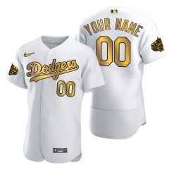 Custom Los Angeles Dodgers Gold 2022 MLB All-Star Game Jersey