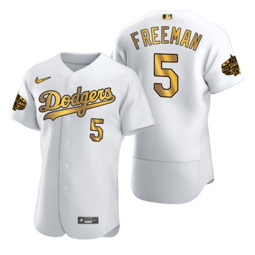 Freddie Freeman Los Angeles Dodgers Gold 2022 MLB All-Star Game Jersey