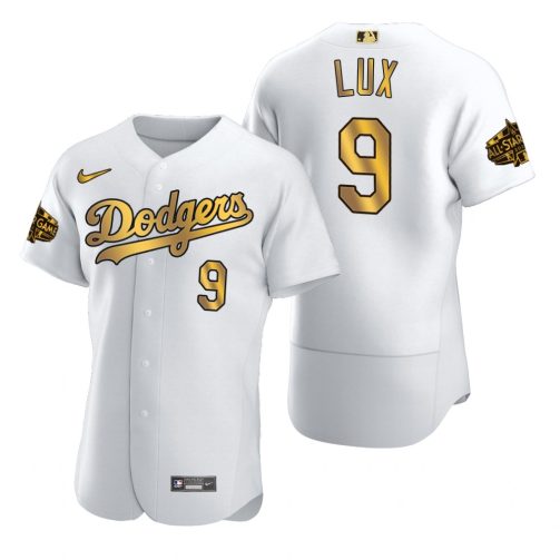 Gavin Lux Dodgers Gold 2022 MLB All-Star Game Jersey