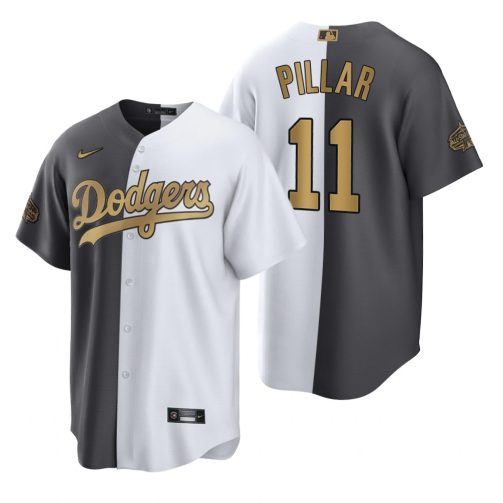 Los Angeles Dodgers Kevin Pillar Charcoal 2022 MLB All-Star Jersey
