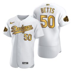 Mookie Betts Los Angeles Dodgers Gold 2022 MLB All-Star Game Jersey
