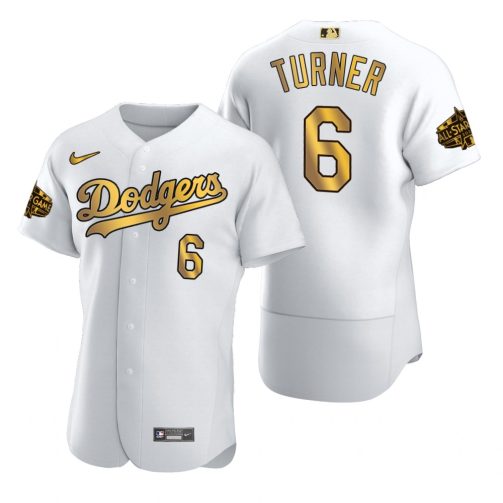Trea Turner Los Angeles Dodgers Gold 2022 MLB All-Star Game Jersey