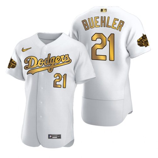 Walker Buehler Los Angeles Dodgers Gold 2022 MLB All-Star Jersey