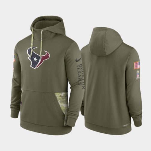 Houston Texans 2022 Salute to Service Therma Hoodie