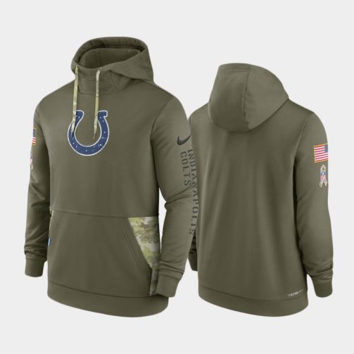 Indianapolis Colts 2022 Salute to Service Therma Hoodie