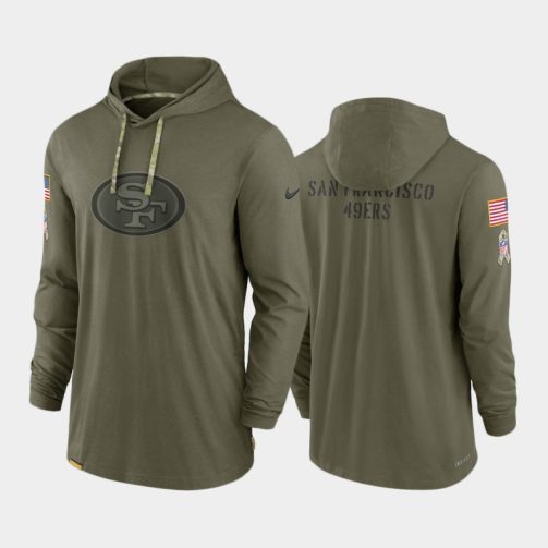 San Francisco 49ers 2022 Salute to Service Hoodie