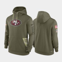 San Francisco 49ers 2022 Salute to Service Therma Hoodie