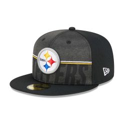 Pittsburgh Steelers 2023 NFL Training Camp New Era 59FIFTY Fitted Cap Black