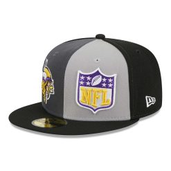 Minnesota Vikings Colorway 2023 NFL Sideline New Era 59FIFTY Fitted Cap