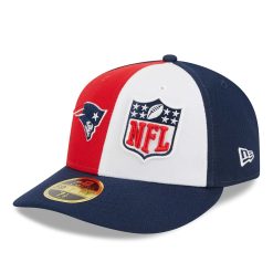 New England Patriots 2023 NFL Sideline New Era Low Profile 59FIFTY Fitted Cap