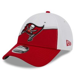Tampa Bay Buccaneers On Field 2023 NFL Sideline New Era Stretch-Snap 9FORTY Cap White