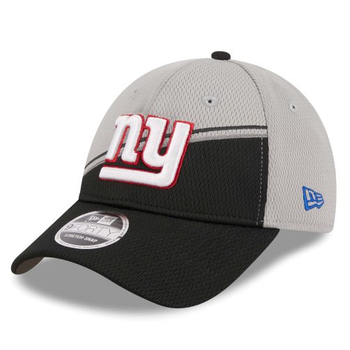 New York Giants Colorway 2023 NFL Sideline New Era Stretch-Snap 9FORTY Cap Gray
