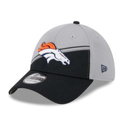Denver Broncos Colorway 2023 NFL Sideline New Era 39THIRTY Flex Cap Gray