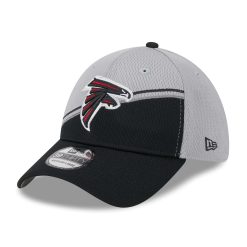 Atlanta Falcons Colorway 2023 NFL Sideline New Era 39THIRTY Flex Cap Gray