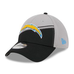 Los Angeles Chargers Colorway 2023 NFL Sideline New Era 39THIRTY Flex Cap Gray