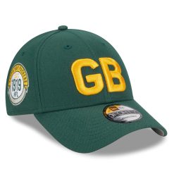 Green Bay Packers Historic 2023 NFL Sideline New Era 9FORTY Adjustable Cap