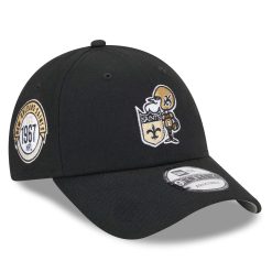 New Orleans Saints Historic 2023 NFL Sideline New Era 9FORTY Adjustable Cap