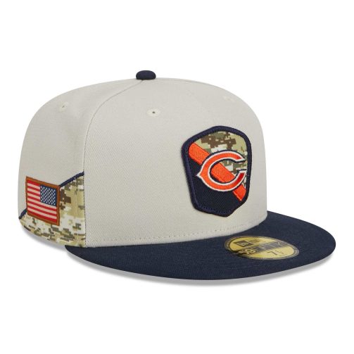 Chicago Bears 2023 NFL Salute to Service New Era 59FIFTY Fitted Cap