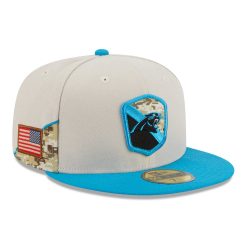 Carolina Panthers 2023 NFL Salute to Service New Era 59FIFTY Fitted Cap