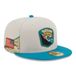 Jacksonville Jaguars 2023 NFL Salute to Service New Era 59FIFTY Fitted Cap