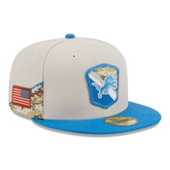 Detroit Lions 2023 NFL Salute to Service New Era 59FIFTY Fitted Cap