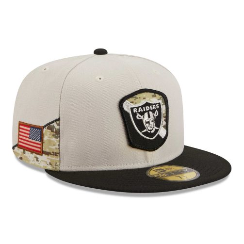 Las Vegas Raiders 2023 NFL Salute to Service New Era 59FIFTY Fitted Cap
