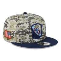 Tennessee Titans Camo 2023 NFL Salute to Service New Era 9FIFTY Snapback Cap