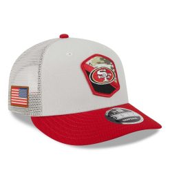 San Francisco 49ers 2023 NFL Salute to Service New Era Low Profile 9FIFTY Snapback Cap