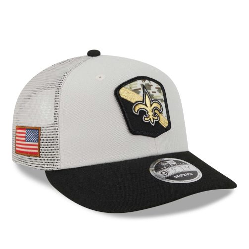 New Orleans Saints 2023 NFL Salute to Service New Era Low Profile 9FIFTY Snapback Cap