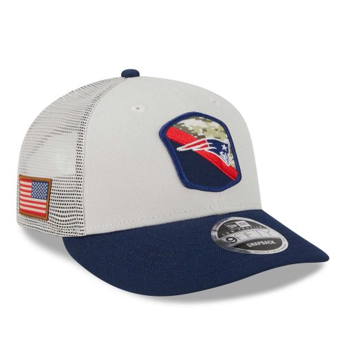 New England Patriots 2023 NFL Salute to Service New Era Low Profile 9FIFTY Snapback Cap