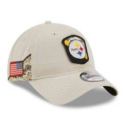 Pittsburgh Steelers 2023 NFL Salute to Service New Era 9TWENTY Adjustable Cap