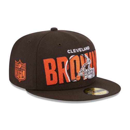 Cleveland Browns Colorway 2023 NFL Draft New Era 59FIFTY Fitted Cap