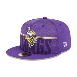 Minnesota Vikings 2023 NFL Training Camp New Era 59FIFTY Fitted Cap Purple