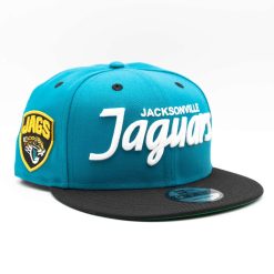 Jacksonville Jaguars 2-Tone Script New Era 9FIFTY NFL Snapback Cap