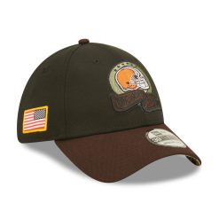 Cleveland Browns 2022 NFL On-Field Salute to Service New Era 39THIRTY Flex Cap