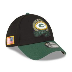 Green Bay Packers 2022 NFL On-Field Salute to Service New Era 39THIRTY Flex Cap