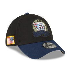 Tennessee Titans 2022 NFL On-Field Salute to Service New Era 39THIRTY Flex Cap